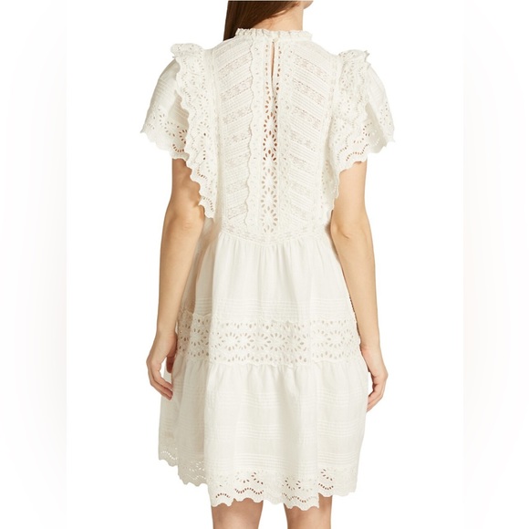 NWT Sea Georgina Eyelet Tunic Dress - Picture 8 of 8